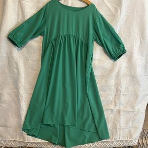 Hi-lo stylish midi dress